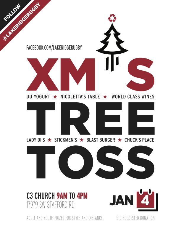 Lakeridge Xmas Tree Toss Poster